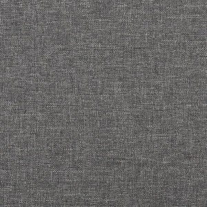 Poggiapiedi Grigio Chiaro 60x60x39 cm in Tessuto cod mxl 64187