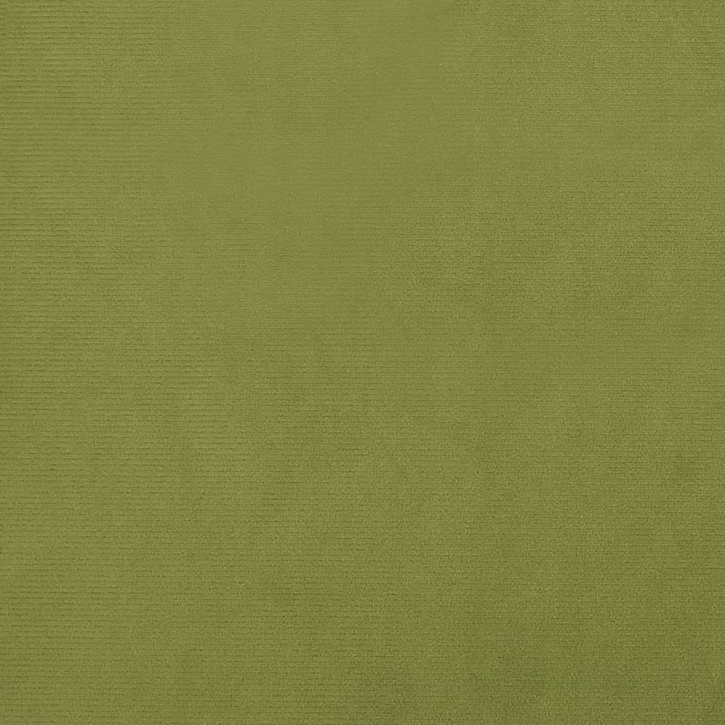 Poggiapiedi Verde Chiaro 60x60x39 cm in Velluto cod mxl 60394