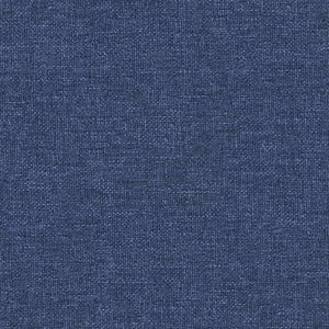 Poggiapiedi Blu 60x60x36 cm in Tessuto e Similpelle 341600