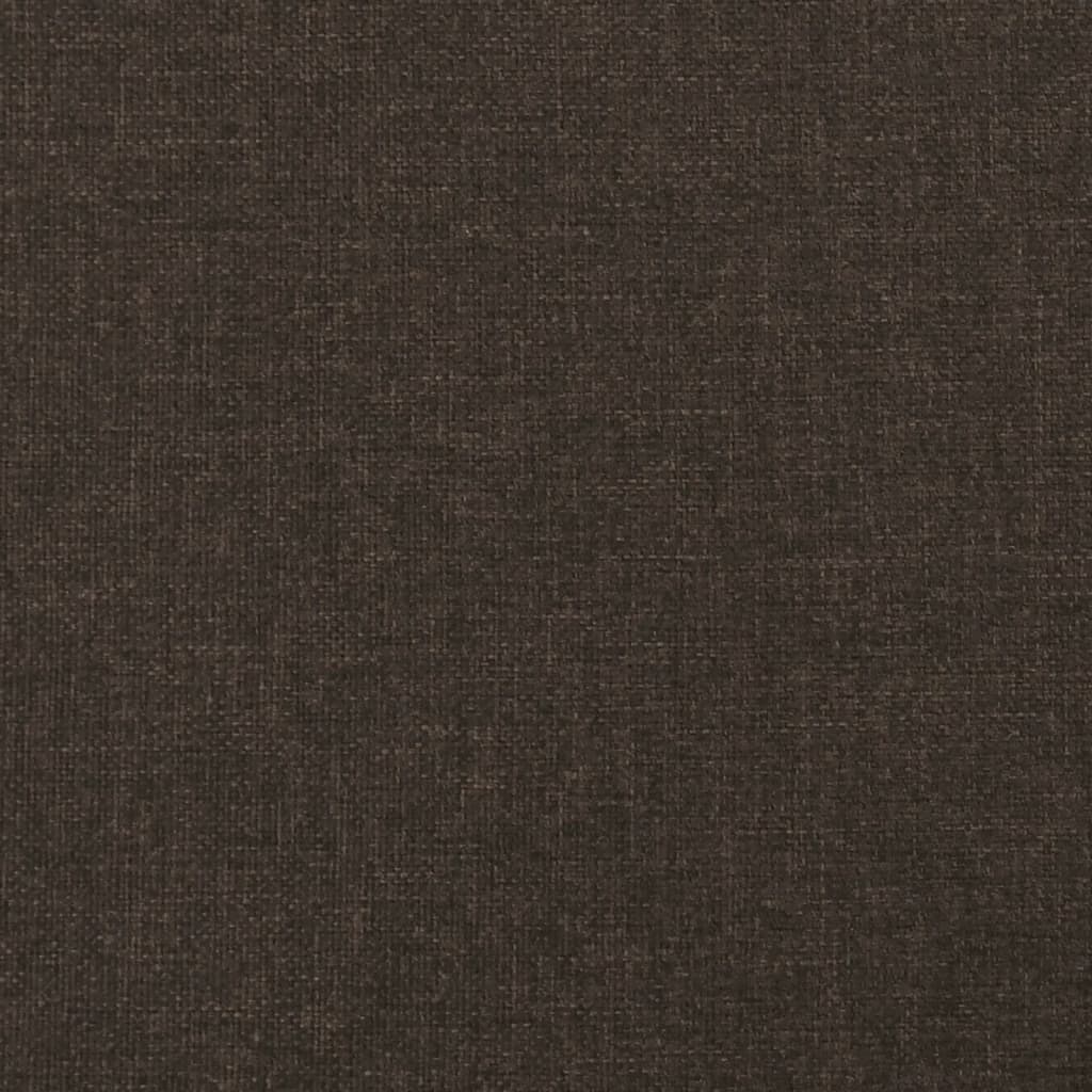 Poggiapiedi Marrone 60x60x39 cm in Tessuto e Similpelle cod mxl 57378
