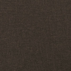 Poggiapiedi Marrone 60x60x39 cm in Tessuto e Similpelle cod mxl 57378