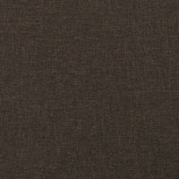 Poggiapiedi Marrone 60x60x36 cm in Tessuto e Similpelle 341610