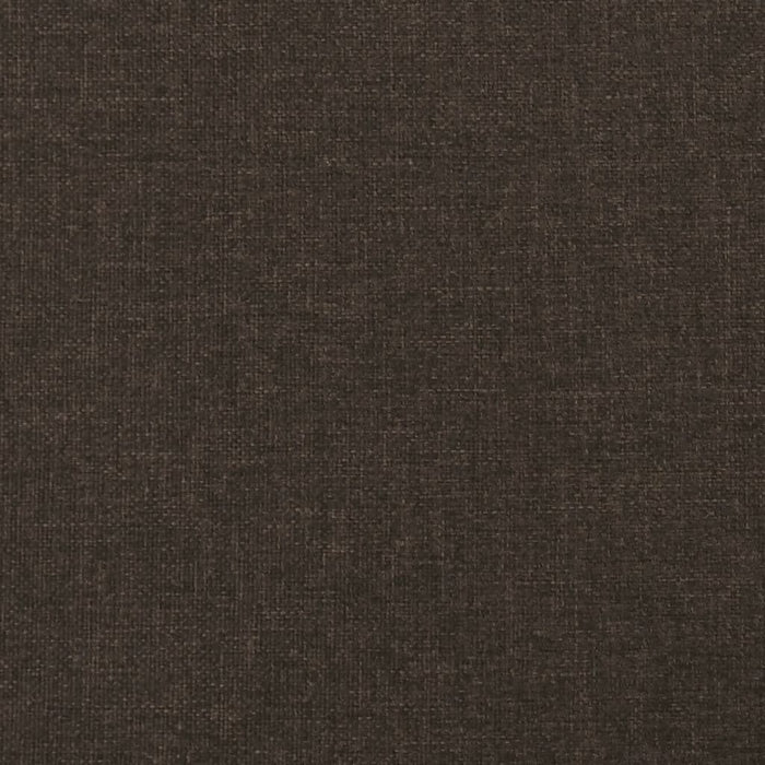 Poggiapiedi Marrone 60x60x36 cm in Tessuto e Similpelle 341610
