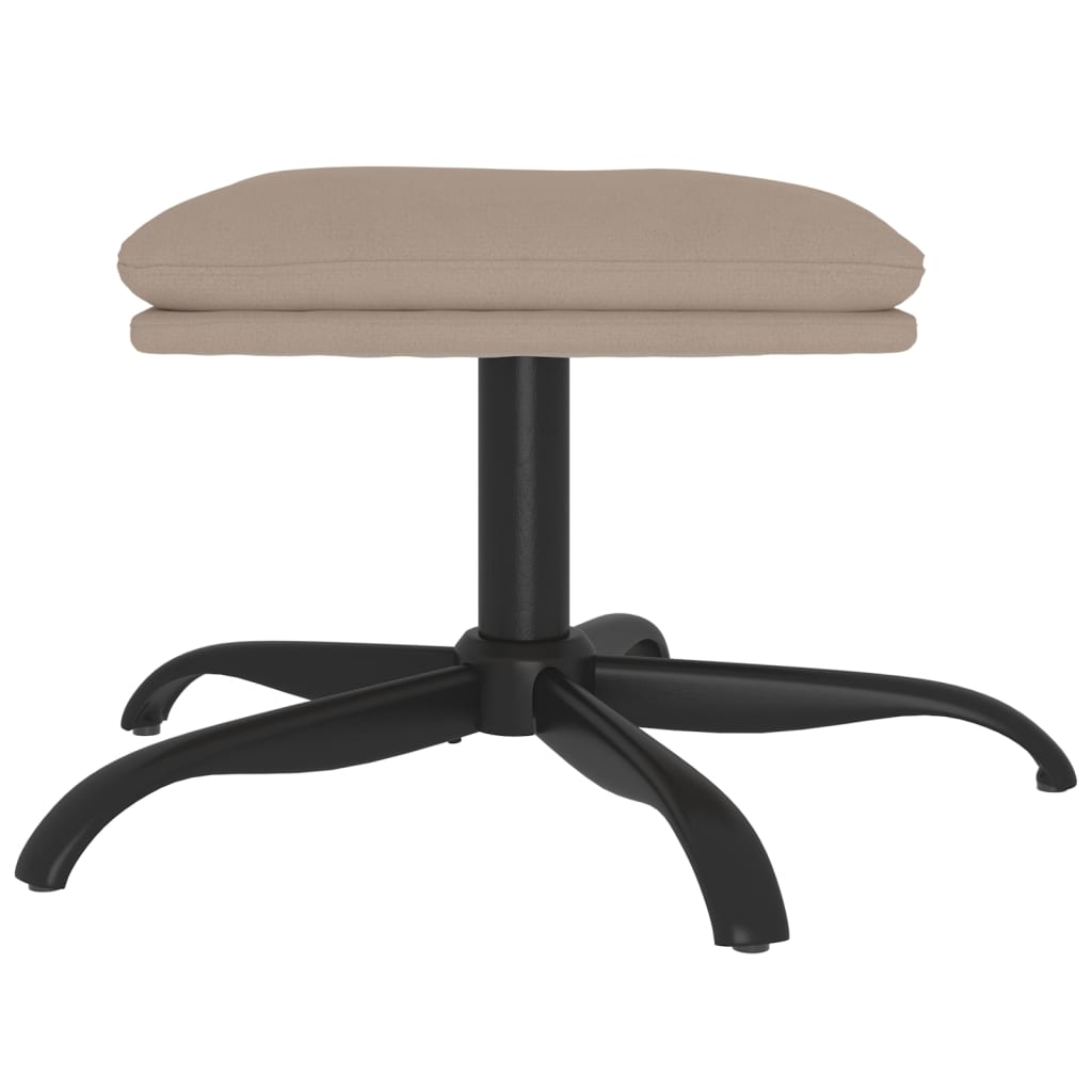 Sgabello Grigio Chiaro 60x60x39 cm in Microfibra cod mxl 60150