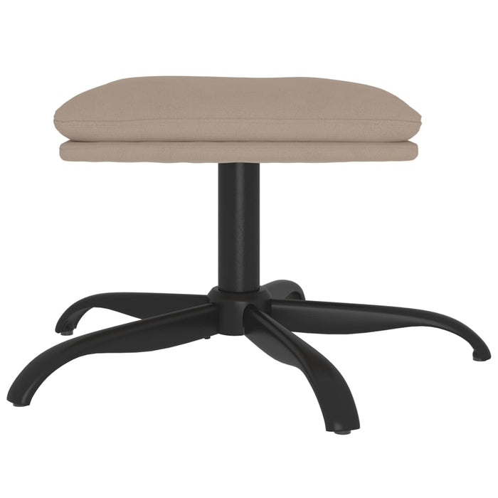 Sgabello Grigio Chiaro 60x60x39 cm in Microfibra cod mxl 60150