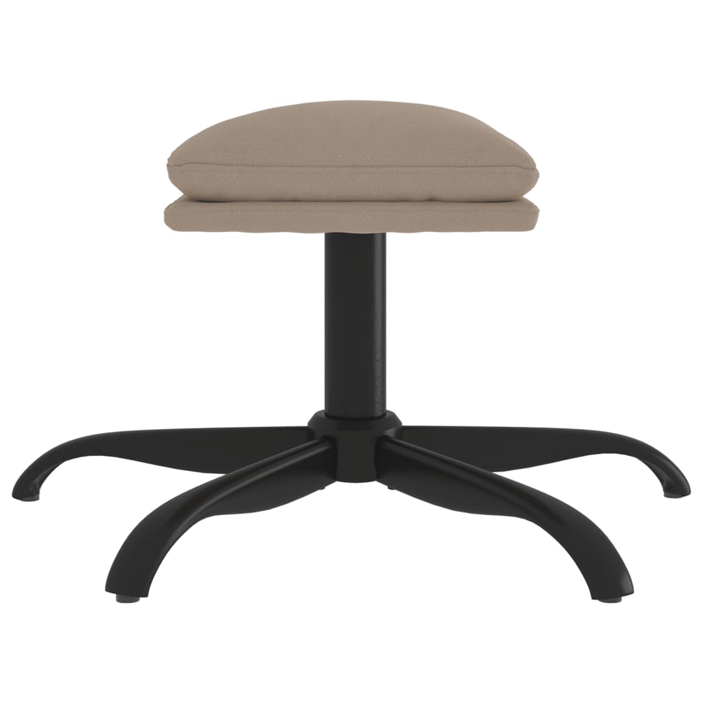 Sgabello Grigio Chiaro 60x60x39 cm in Microfibra cod mxl 60150