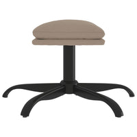 Sgabello Grigio Chiaro 60x60x39 cm in Microfibra cod mxl 60150