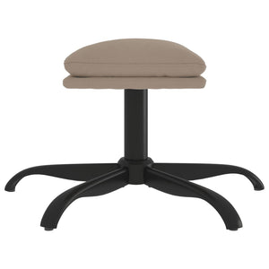 Sgabello Grigio Chiaro 60x60x39 cm in Microfibra cod mxl 60150