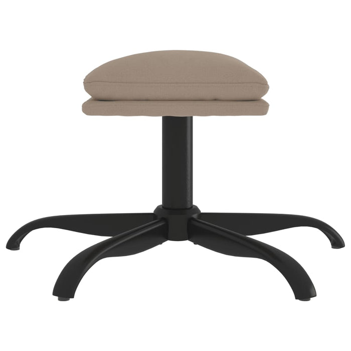 Sgabello Grigio Chiaro 60x60x39 cm in Microfibra cod mxl 60150