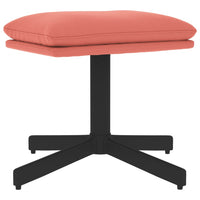 Poggiapiedi Rosa 60x60x36 cm in Velluto 341630