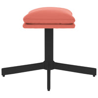 Poggiapiedi Rosa 60x60x39 cm in Velluto cod mxl 57394