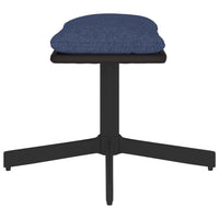 Sgabello Blu 60x60x39 cm in Tessuto e Similpelle cod mxl 57348