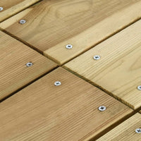 Tavolo da Giardino 220x74x75 cm in Legno di Pino Impregnato cod mxl 34440