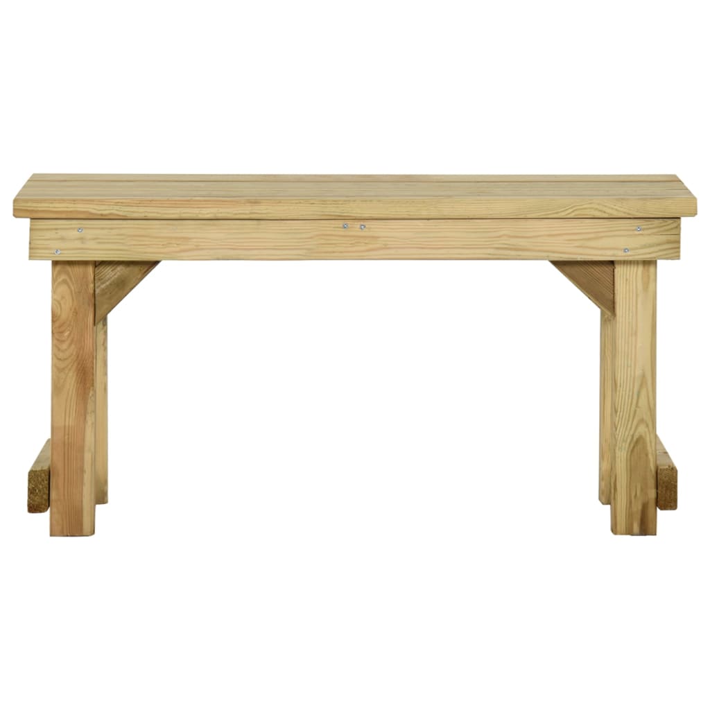 Panca da Giardino 90 cm in Legno di Pino Impregnato 318410