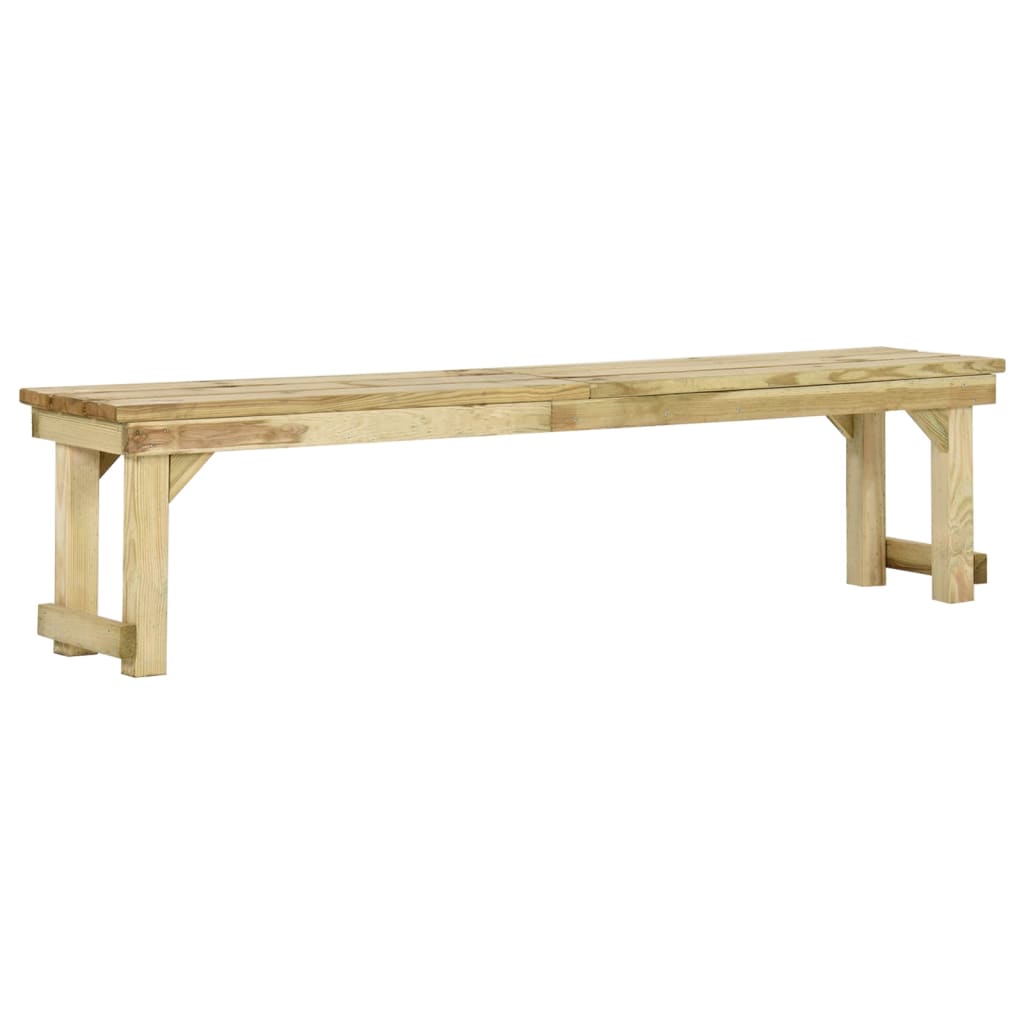 Panchina da Giardino 180 cm in Legno di Pino Impregnato cod mxl 46117