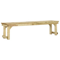 Panchina da Giardino 180 cm in Legno di Pino Impregnato cod mxl 46117