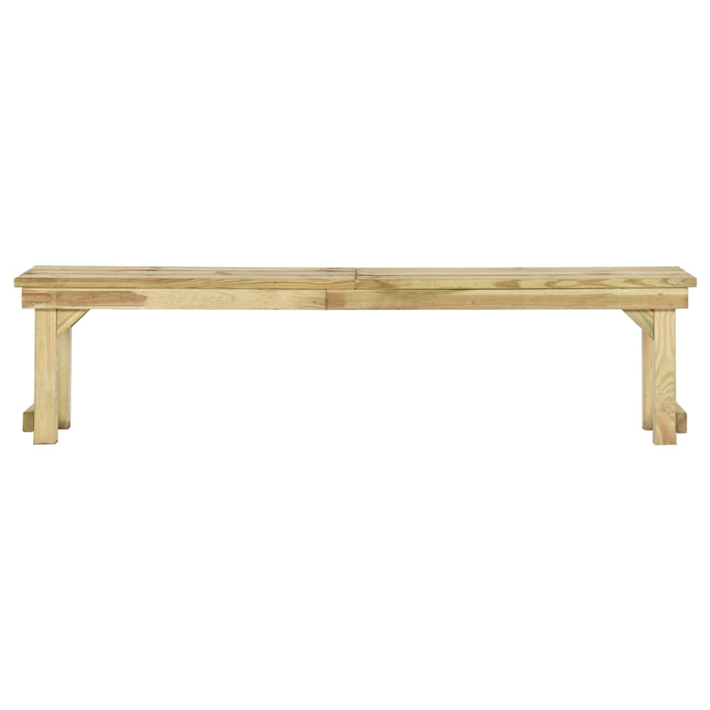 Panchina da Giardino 180 cm in Legno di Pino Impregnato cod mxl 46117