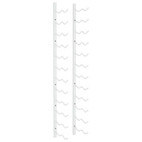 Portavini da Parete per 24 Bottiglie Bianco in Ferrocod mxl 103129