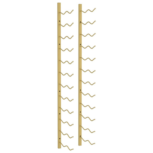 Portavini da Parete per 24 Bottiglie Oro in Ferrocod mxl 129420