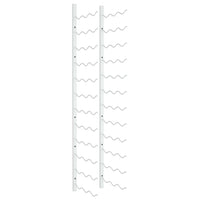 Portavini da Parete per 36 Bottiglie Bianco in Ferro