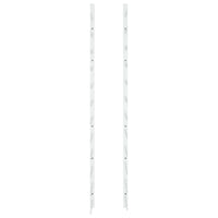 Portavini da Parete per 36 Bottiglie Bianco in Ferro