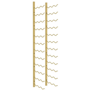Portavini da Parete per 36 Bottiglie Oro in Ferro cod mxl 53444