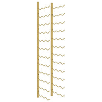 Portavini da Parete per 36 Bottiglie Oro in Ferro 340888