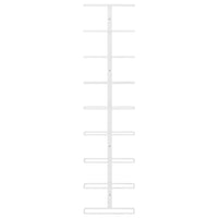 Portavini da Parete per 9 Bottiglie Bianco in Ferro cod mxl 78683