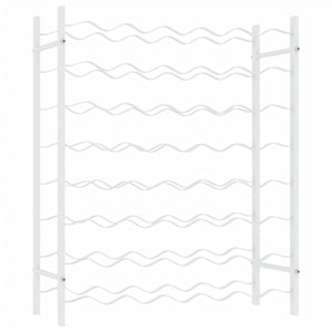 Portabottiglie per 48 Bottiglie Bianco in Metallo 340908