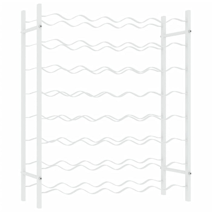 Portabottiglie per 48 Bottiglie Bianco in Metallo 340908