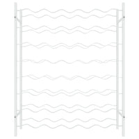 Portabottiglie per 48 Bottiglie Bianco in Metallo 340908