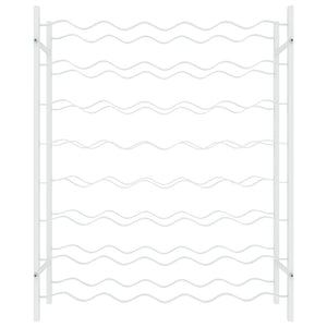 Portabottiglie per 48 Bottiglie Bianco in Metallo 340908