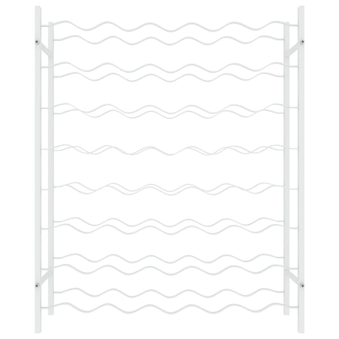 Portabottiglie per 48 Bottiglie Bianco in Metallo 340908