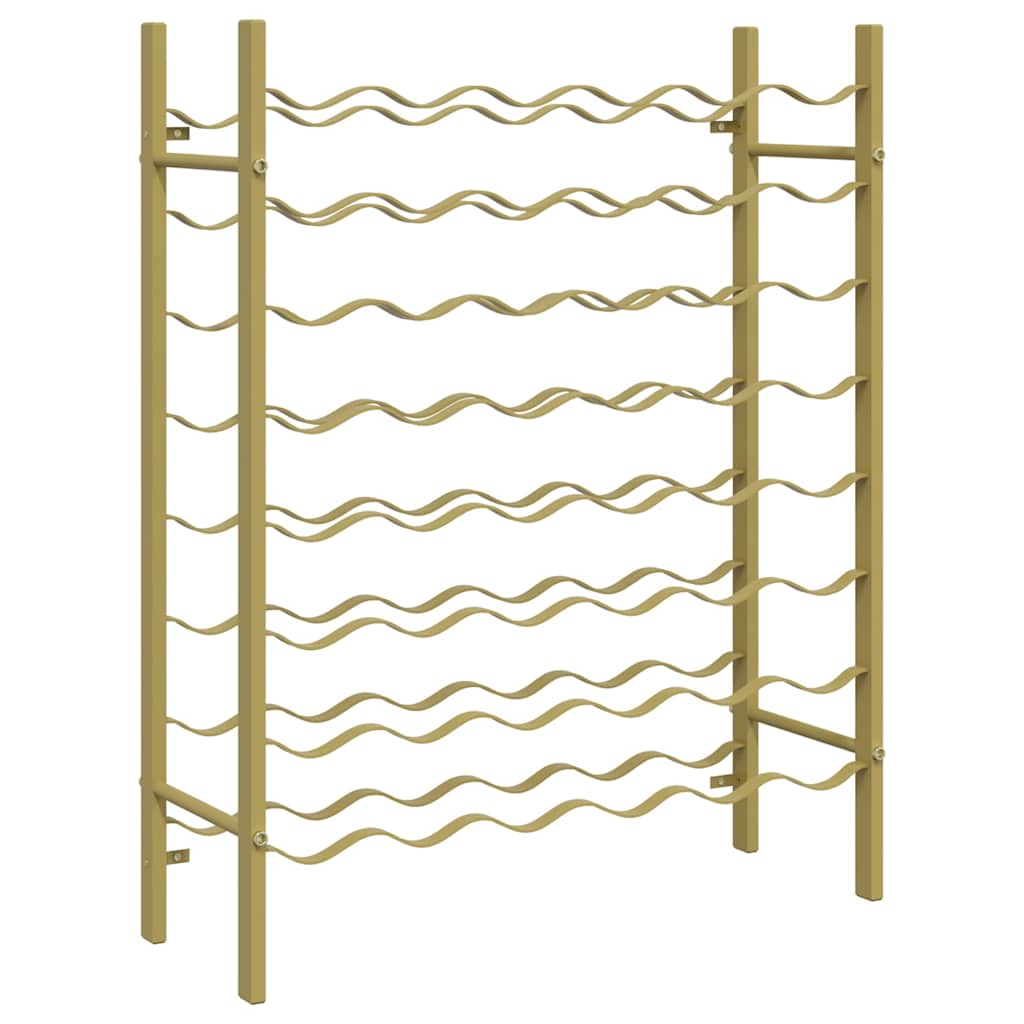 Portabottiglie per 48 Bottiglie Metallo Oro 340909