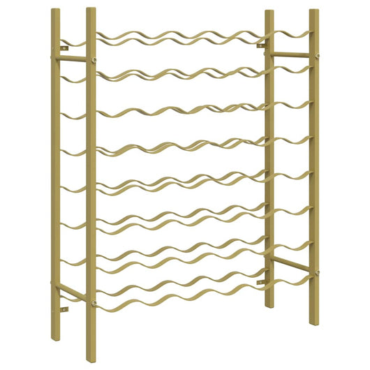 Portabottiglie per 48 Bottiglie Metallo Oro 340909