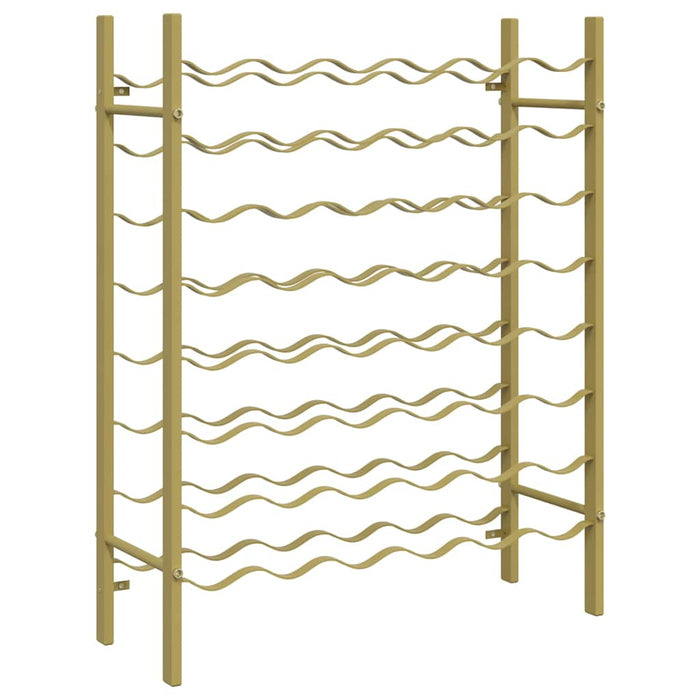Portabottiglie per 48 Bottiglie Metallo Oro 340909