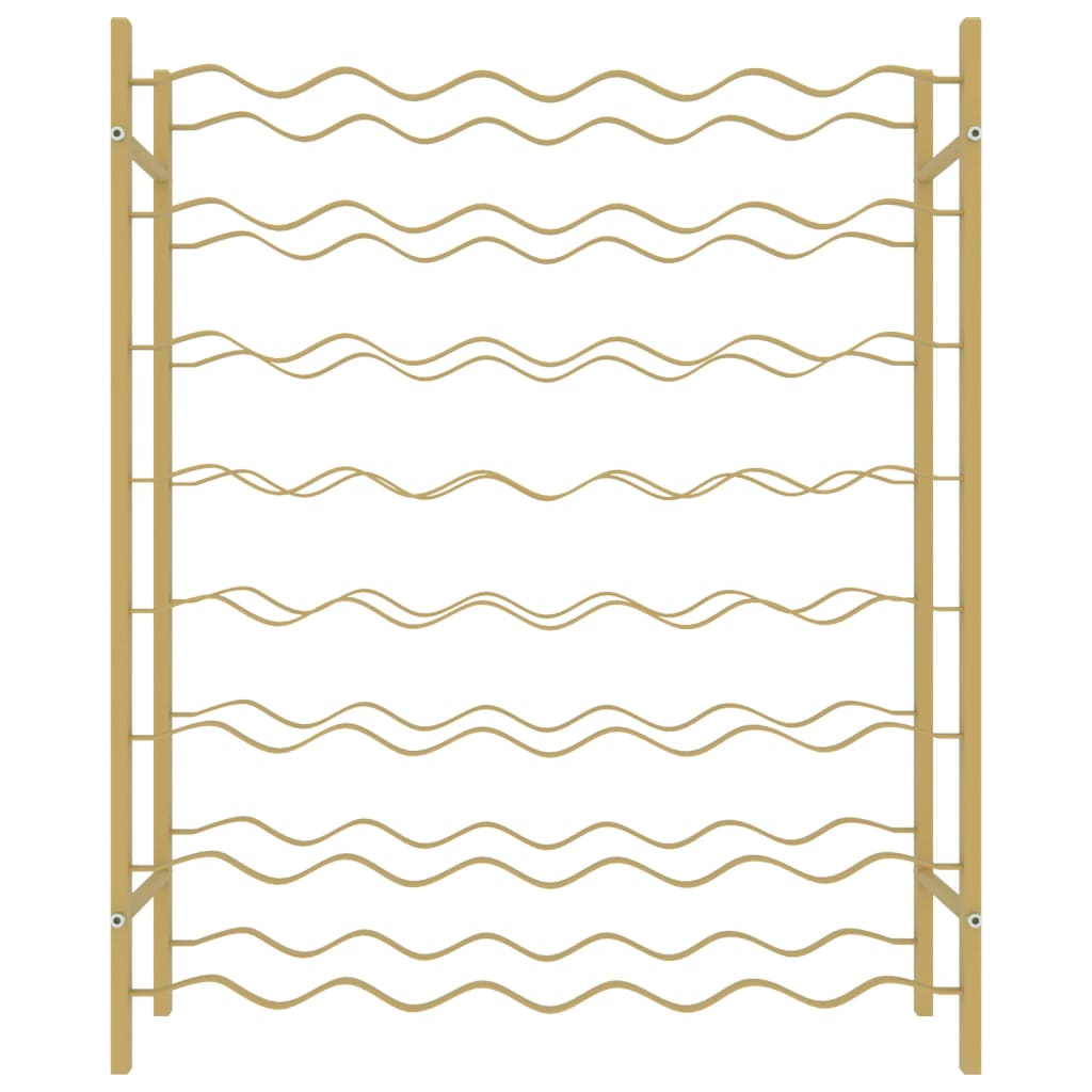 Portabottiglie per 48 Bottiglie Metallo Oro