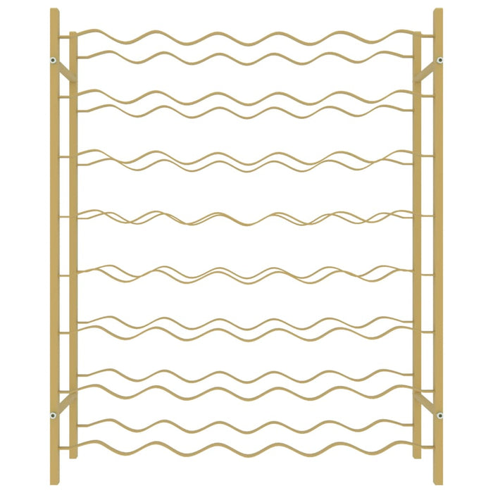 Portabottiglie per 48 Bottiglie Metallo Oro