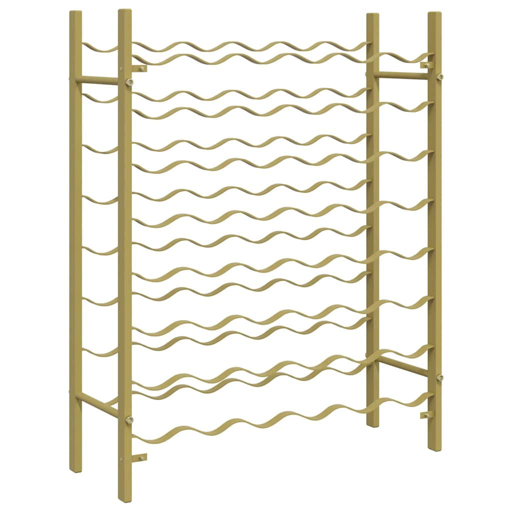 Portabottiglie per 48 Bottiglie Metallo Oro 340909