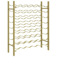 Portabottiglie per 48 Bottiglie Metallo Oro 340909