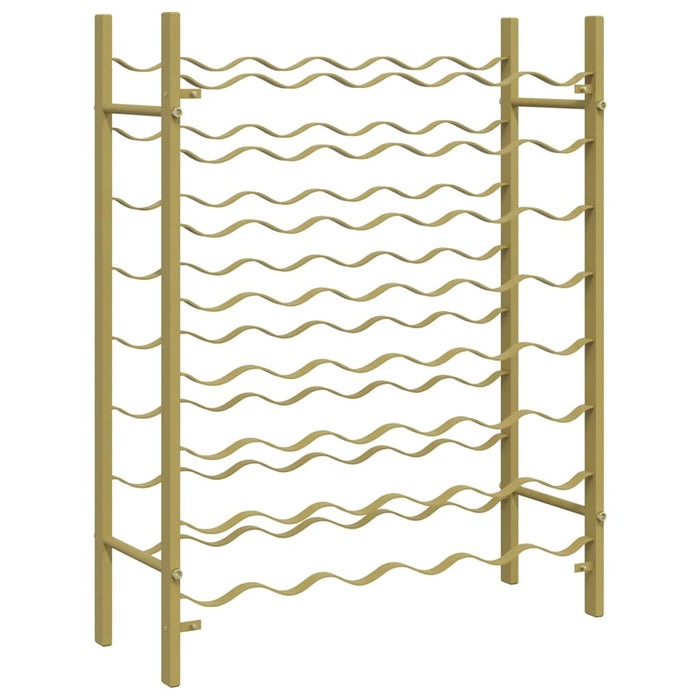 Portabottiglie per 48 Bottiglie Metallo Oro 340909
