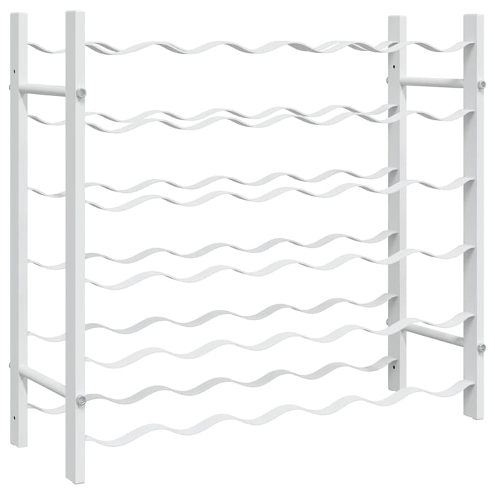 Portabottiglie per 36 Bottiglie Metallo Bianco 340910