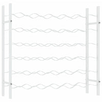 Portabottiglie per 36 Bottiglie Metallo Bianco cod mxl 43155