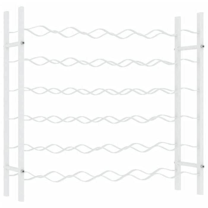 Portabottiglie per 36 Bottiglie Metallo Bianco cod mxl 43155