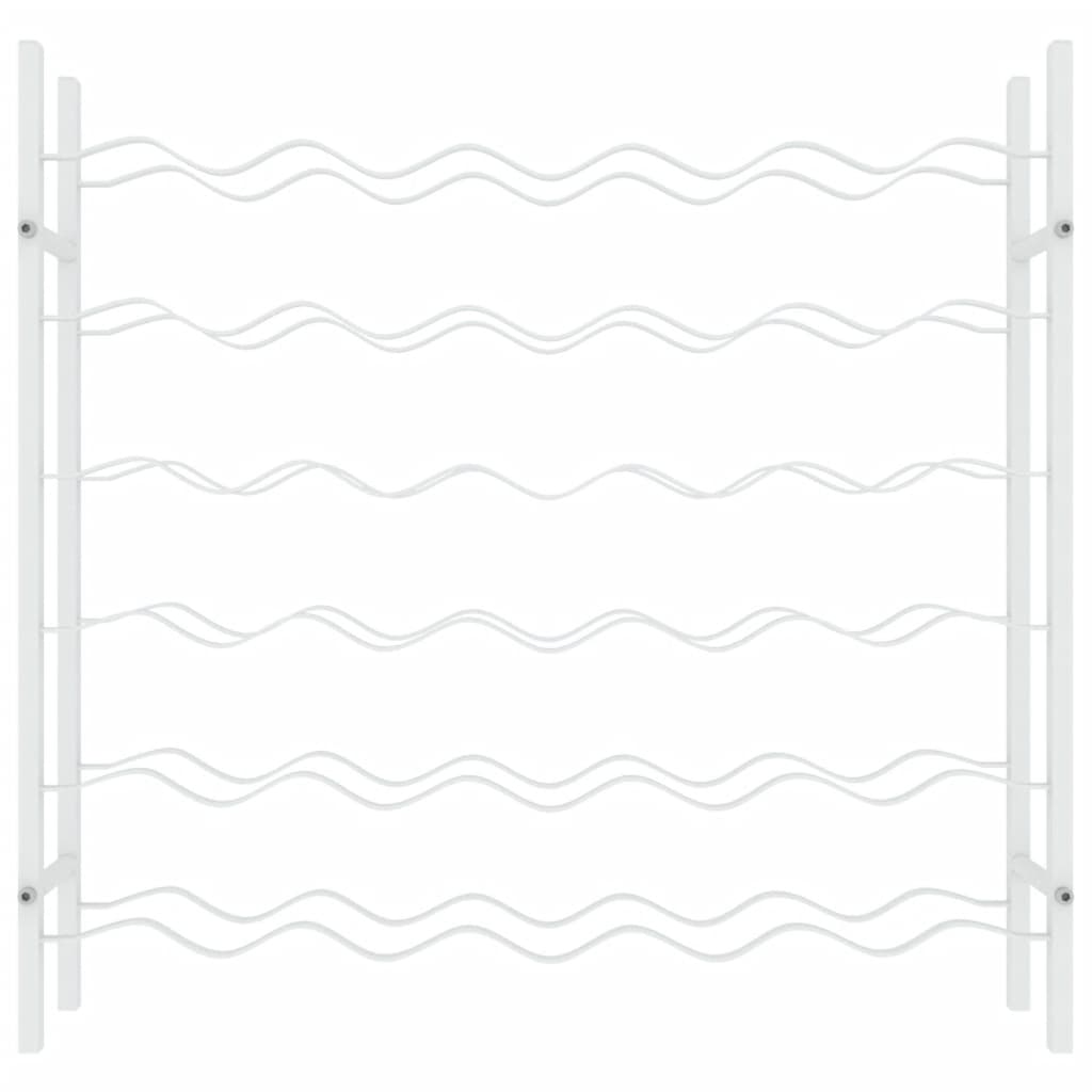 Portabottiglie per 36 Bottiglie Metallo Bianco cod mxl 43155