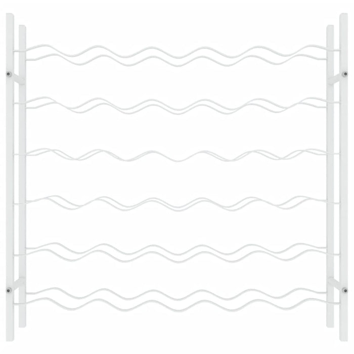 Portabottiglie per 36 Bottiglie Metallo Bianco cod mxl 43155