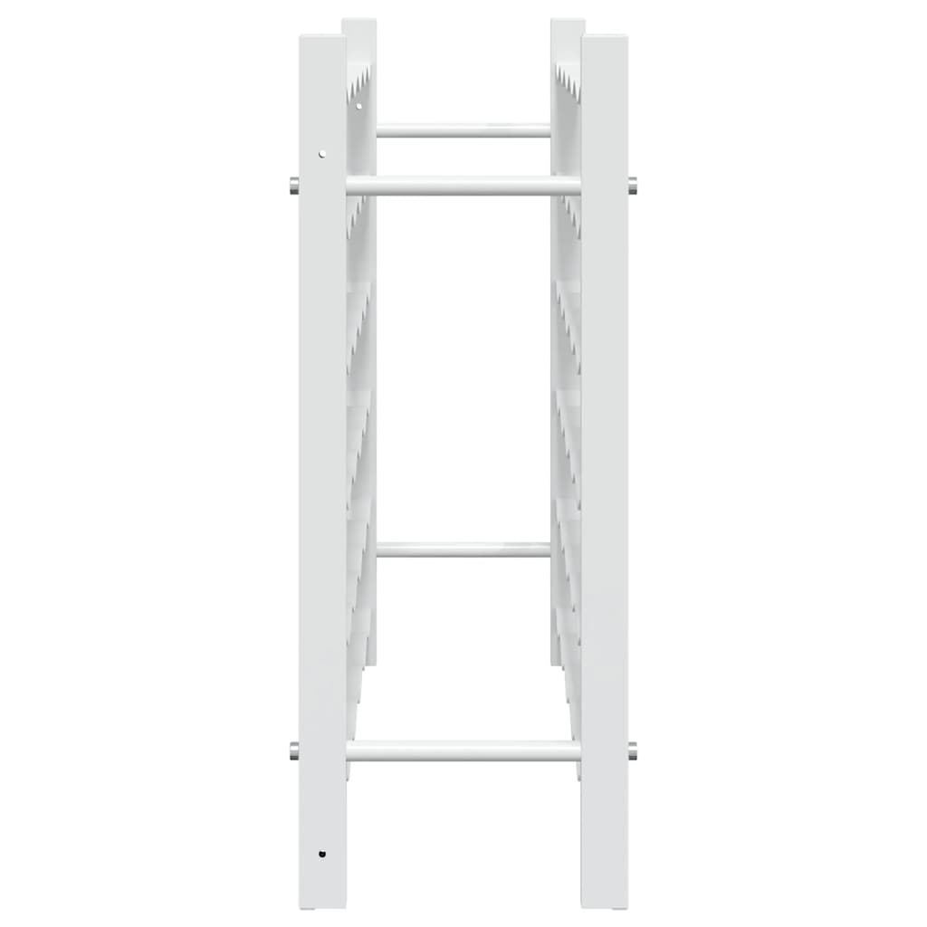 Portabottiglie per 36 Bottiglie Metallo Bianco 340910