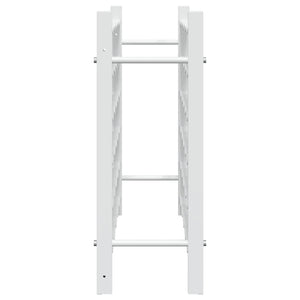 Portabottiglie per 36 Bottiglie Metallo Bianco 340910