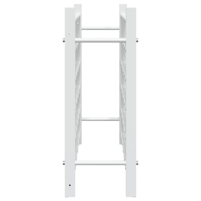 Portabottiglie per 36 Bottiglie Metallo Bianco 340910