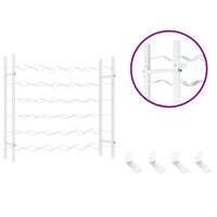 Portabottiglie per 36 Bottiglie Metallo Bianco cod mxl 43155